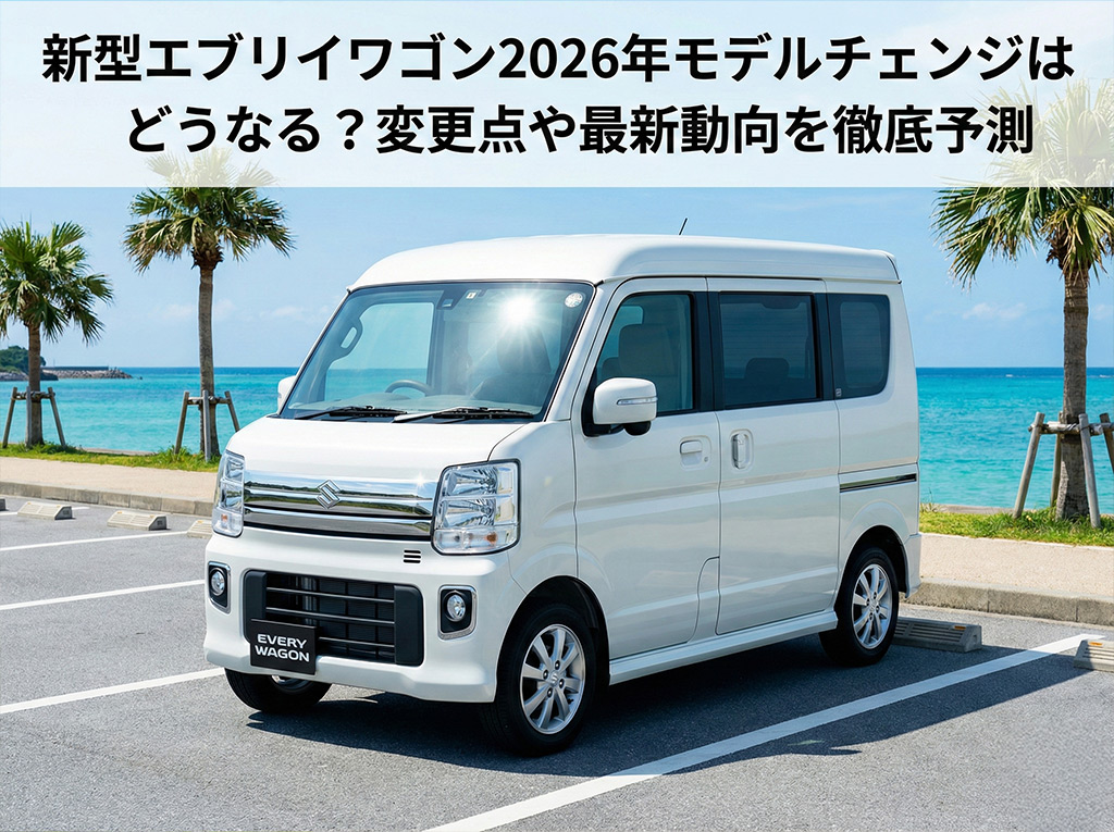 新型エブリイワゴン2026年モデルチェンジはどうなる?変更点や最新動向を徹底予測